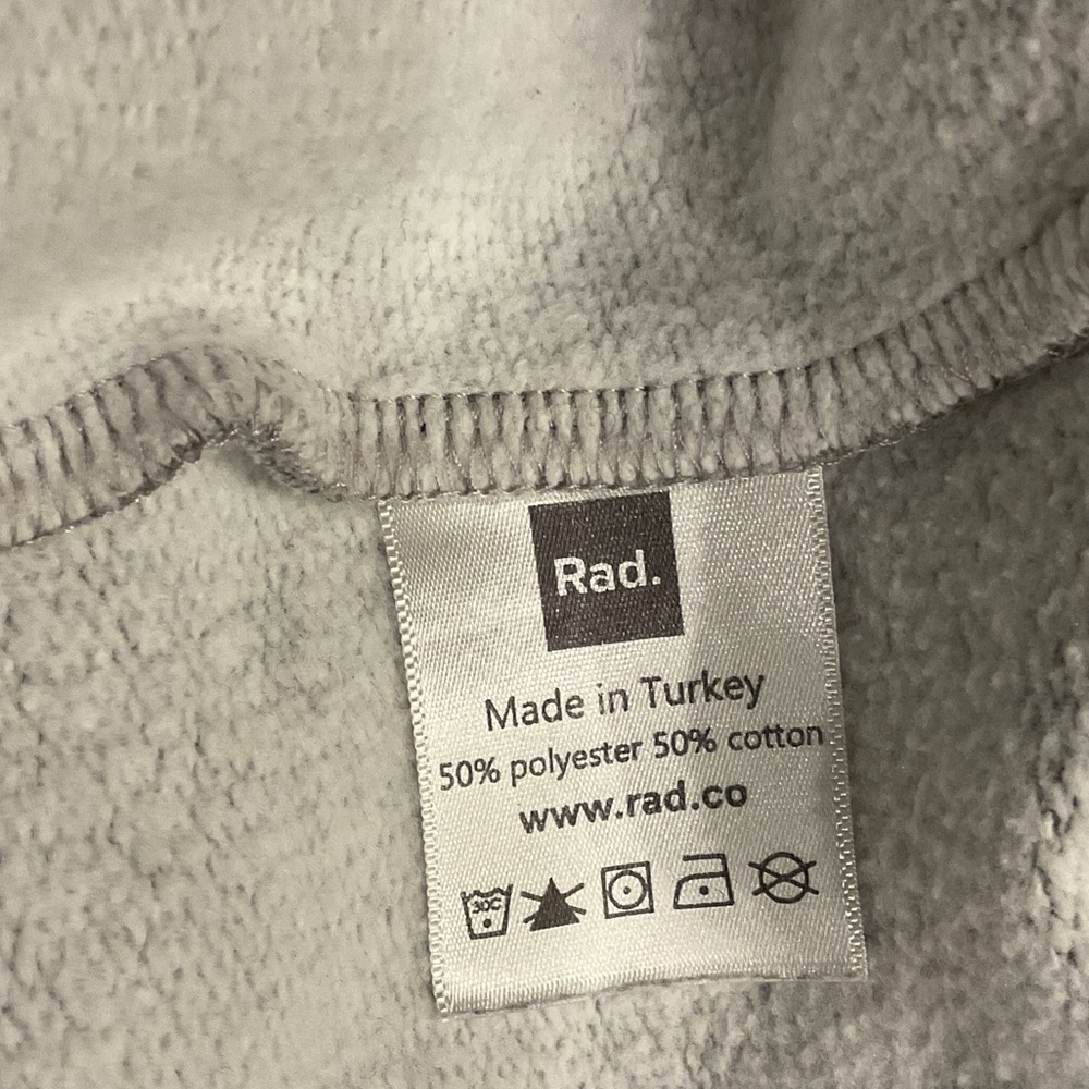 Rad Gray Sweater with Pink Pineapple Design, Size M - Picture 5 of 5